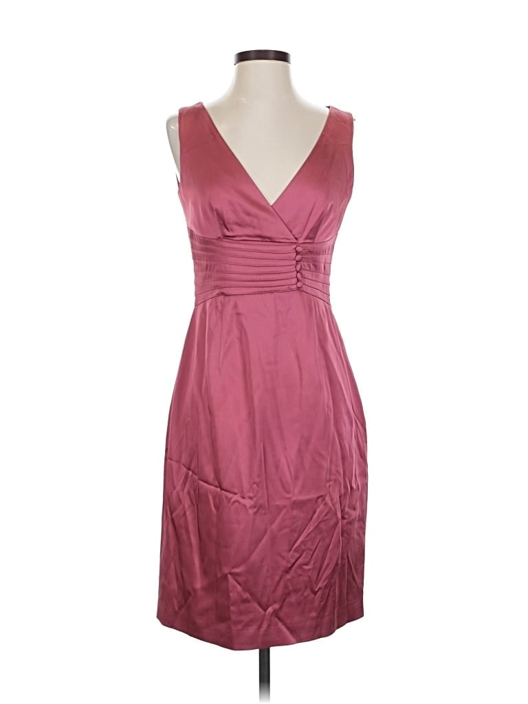 Pre-owned Kay Unger Cocktail Dress In Burgundy
