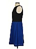 The Limited Color Block Blue Cocktail Dress Size 2 - photo 5