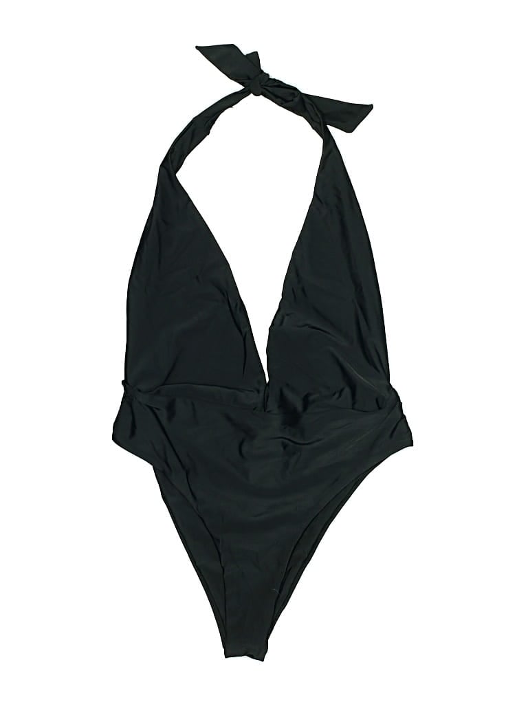 Pre-owned Superdown One Piece Swimsuit In Black