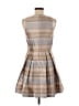 Armani Exchange Plaid Tan Cocktail Dress Size 6 - photo 2