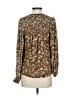 Antik Batik Brown Long Sleeve Blouse Size XS - photo 2
