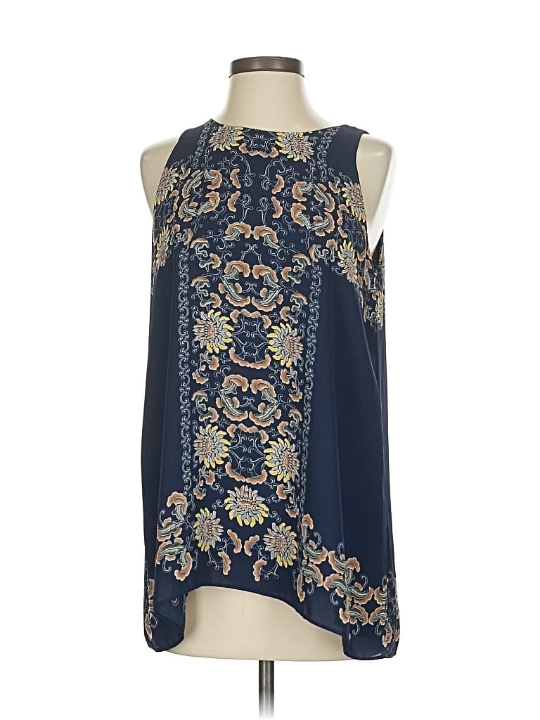 Pre-owned Max Studio Sleeveless Blouse In Blue