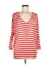 MICHAEL Michael Kors Red 3/4 Sleeve Top Size M - photo 1