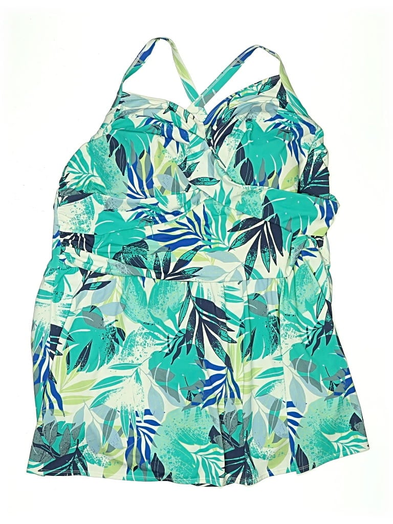 Pre-owned D&co. Sleeveless Blouse In Green