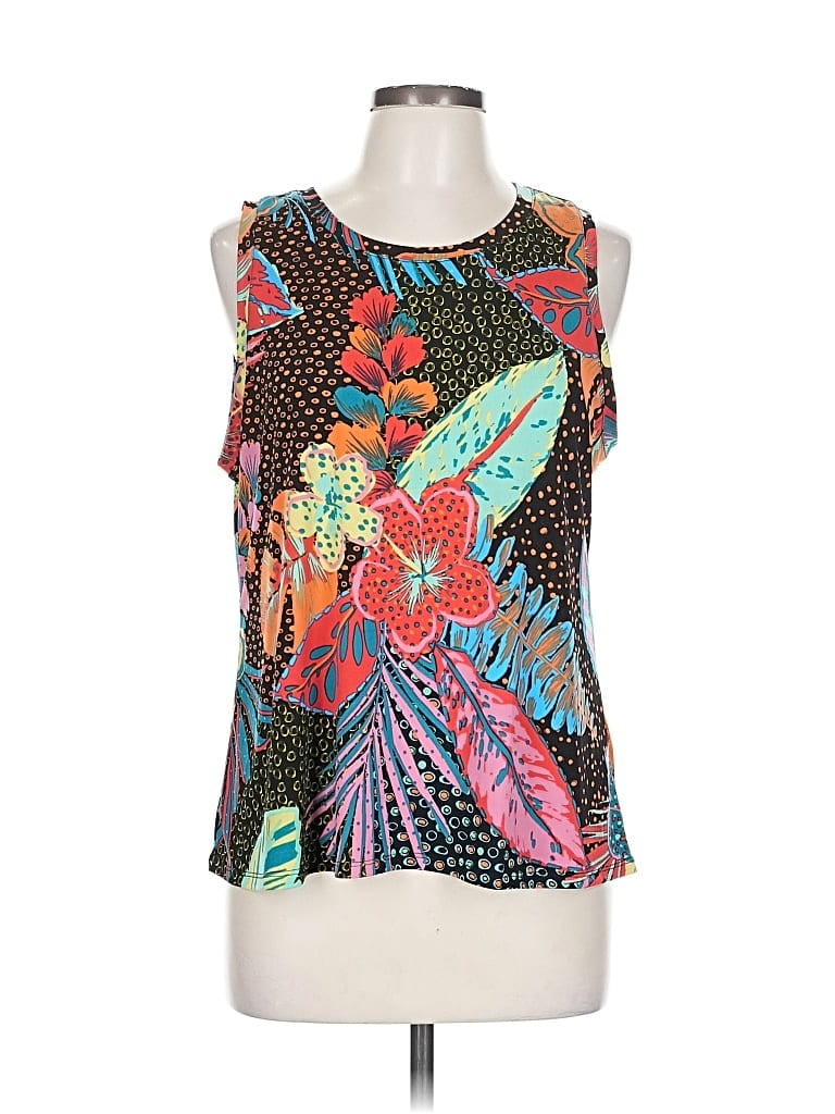 Pre-owned Vince Camuto Sleeveless Blouse In Black