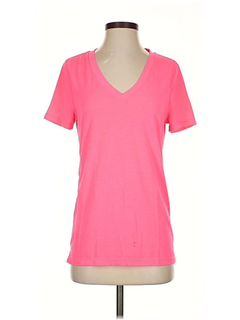 Pre-owned Gap Body Outlet Short Sleeve T-shirt In Pink