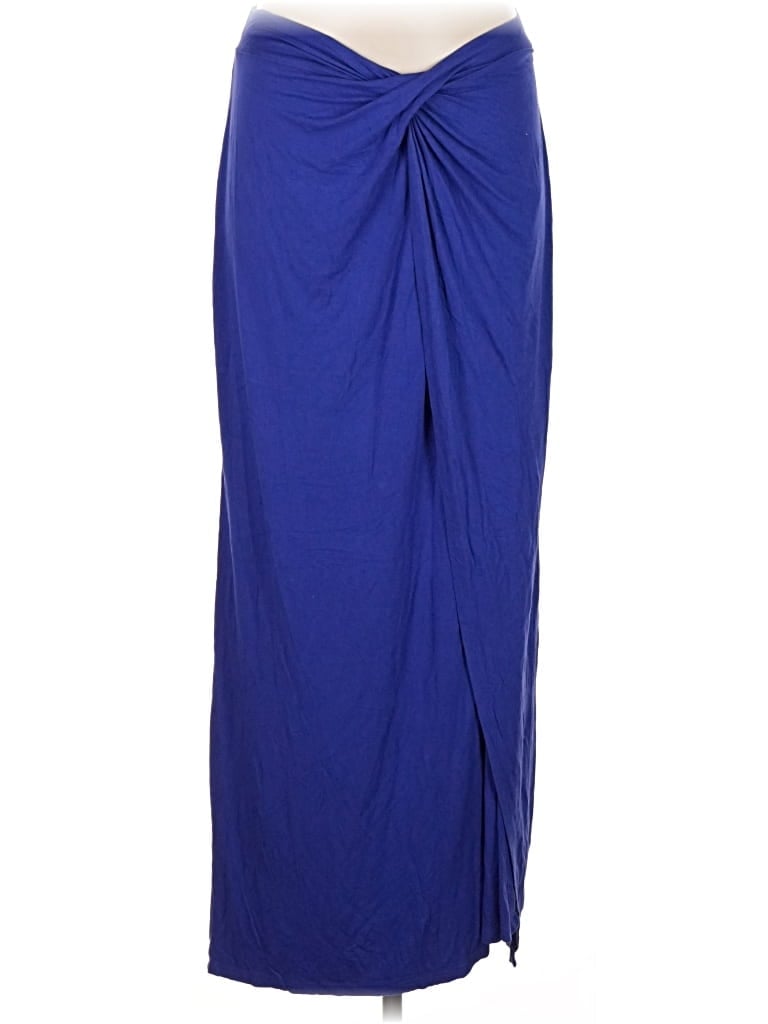 Pre-owned Bisou Bisou Formal Skirt In Blue
