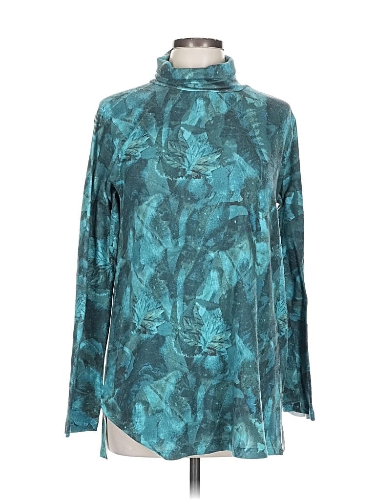 Pre-owned Soft Surroundings Cardigan Sweater In Blue