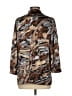 Marc Bouwer 100% Polyester Animal Print Brown 3/4 Sleeve Blouse Size S - photo 2