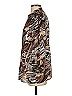 Marc Bouwer 100% Polyester Animal Print Brown 3/4 Sleeve Blouse Size S - photo 5