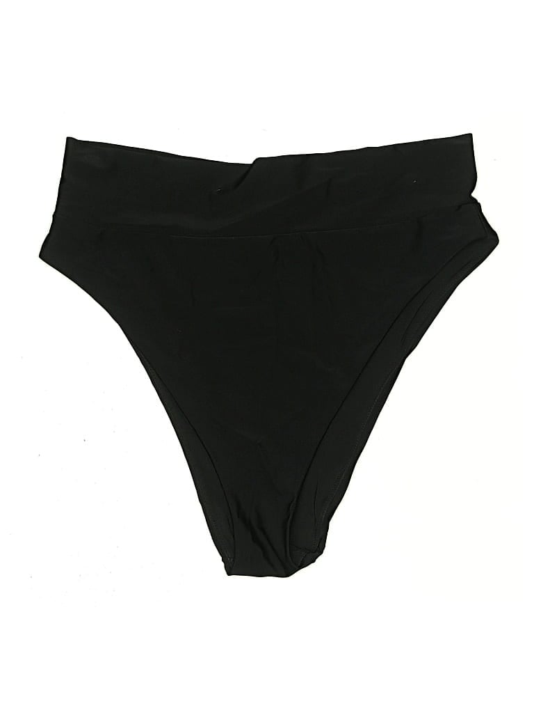 Pre-owned Aerie Swimsuit Bottoms In Black
