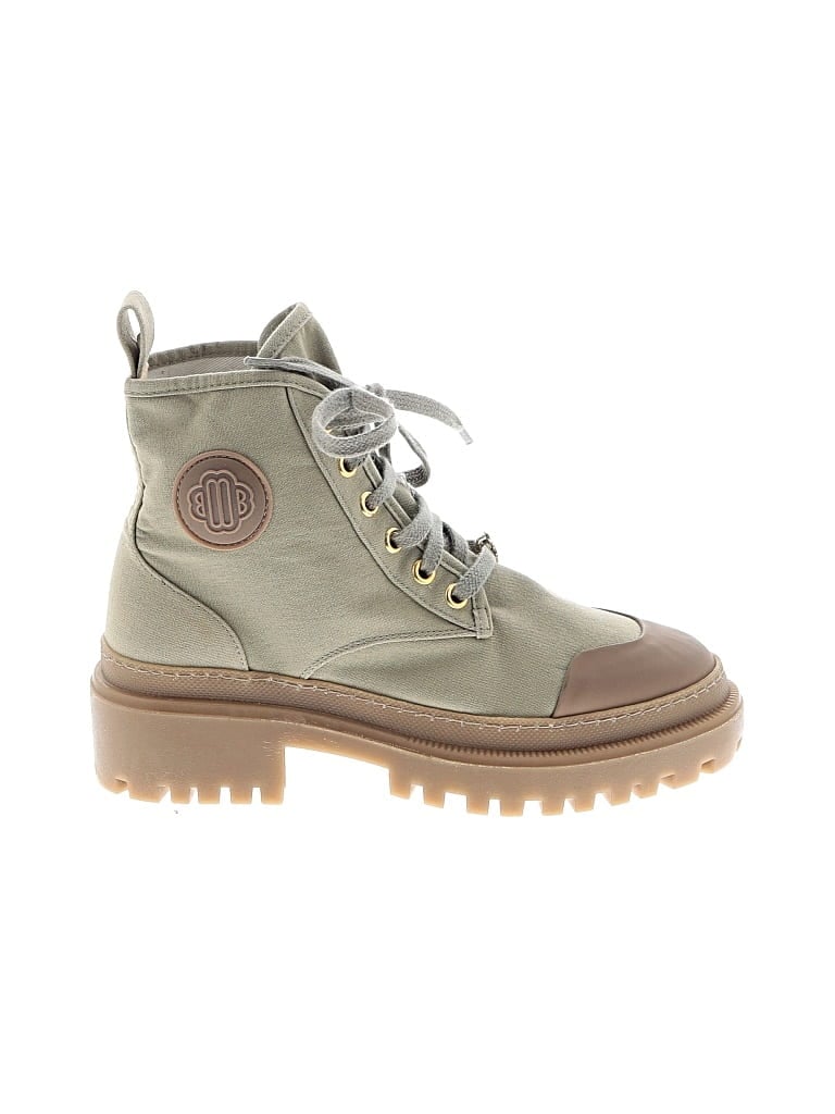 Pre-owned Maje Ankle Boots In Brown