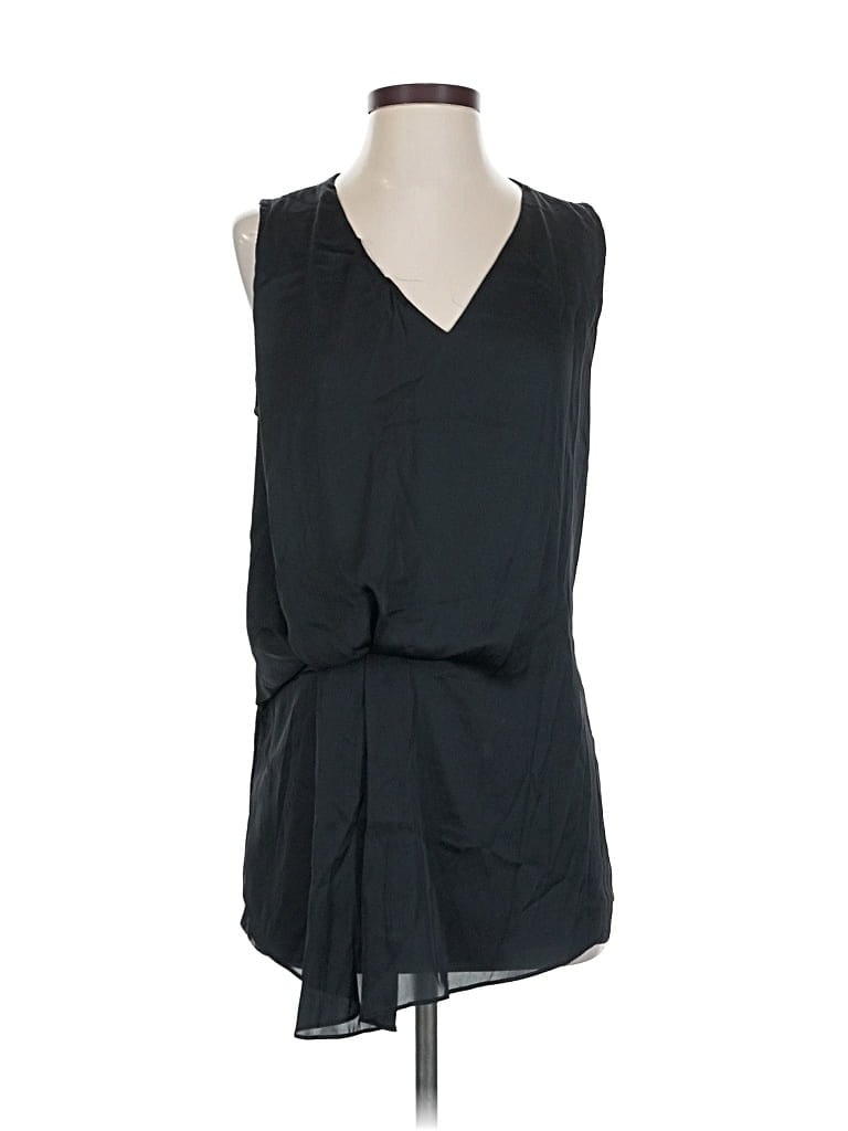 Pre-owned Left Coast By Dolan Sleeveless Blouse In Black