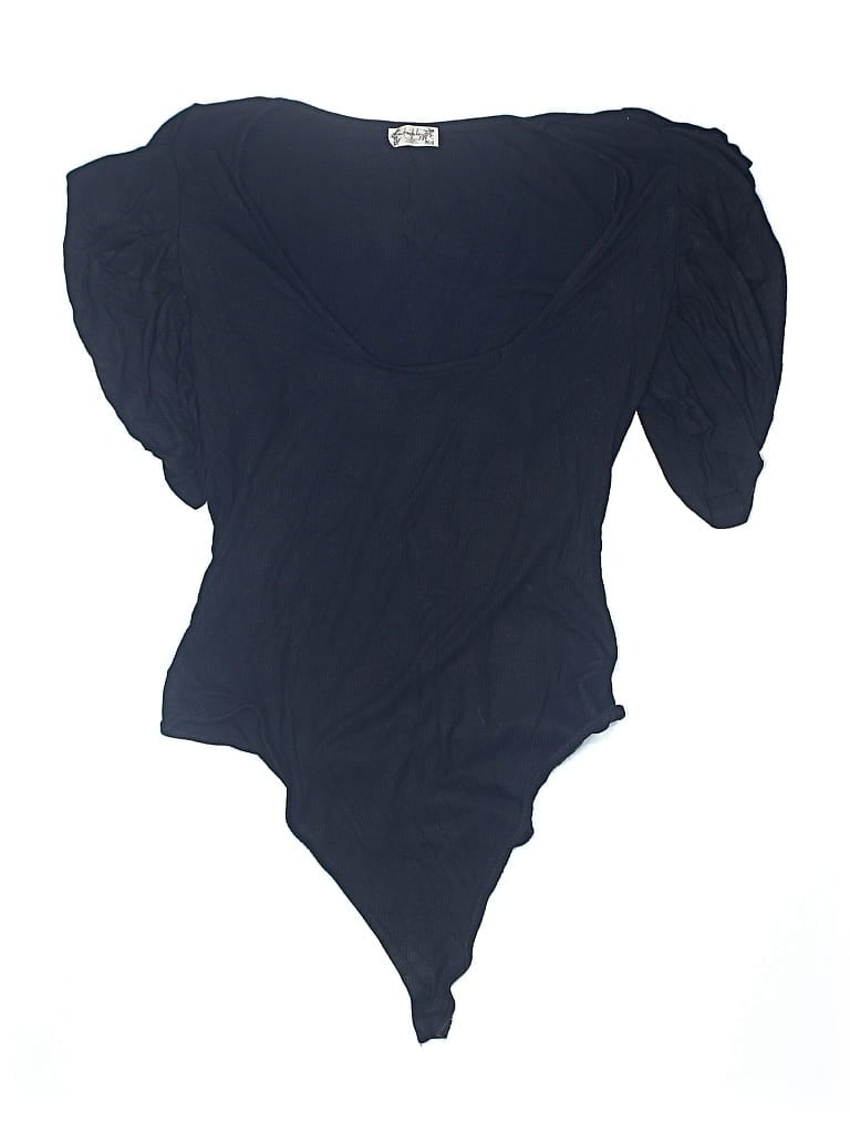 Pre-owned Intimately By Free People Bodysuit In Black