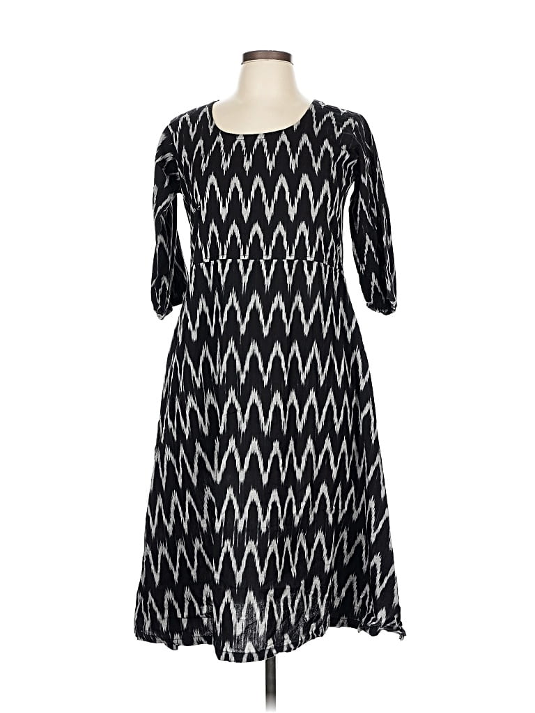 Pre-owned Unbranded Casual Dress In Black