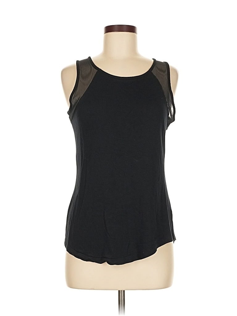 Pre-owned Banana Republic Tank Top Black Halter Neckline Tops