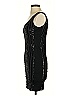 Aqua 100% Polyester Metallic Black Cocktail Dress Size S - photo 5
