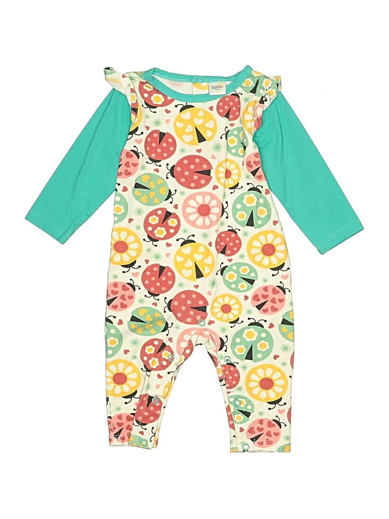 Pre-owned Assorted Brands Babies' Long Sleeve Outfit In Green