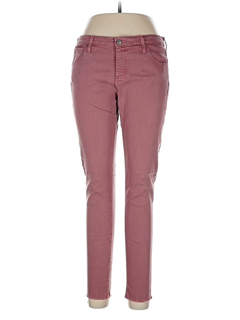 ADRIANO GOLDSCHMIED Pre-owned Jeans In Burgundy