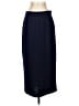 St. John Solid Blue Formal Skirt Size 4 - photo 1