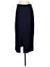 St. John Solid Blue Formal Skirt Size 4 - photo 2