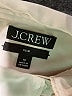 J.Crew 100% Polyester Metallic Ivory Long Sleeve Blouse Size 10 - photo 3