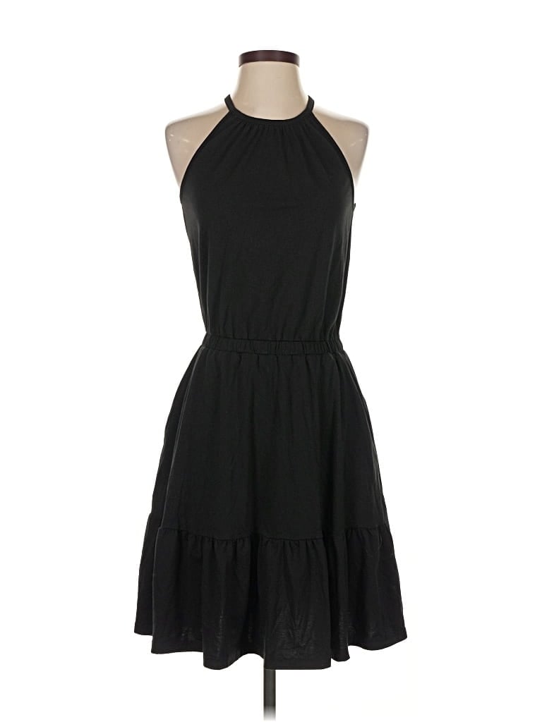 Pre-owned Unbranded Casual Dress In Black