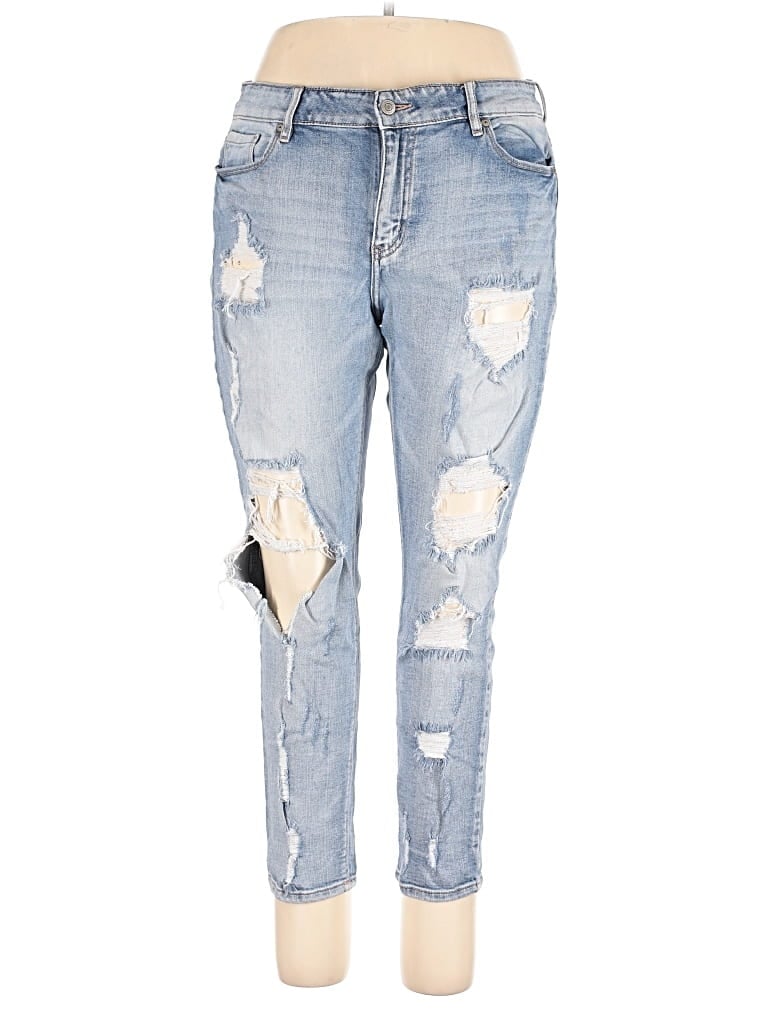 Pre-owned Eunina Jeans In Blue