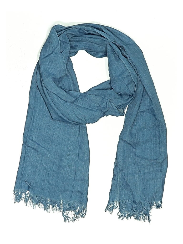 Pre-owned Unbranded Scarf In Blue