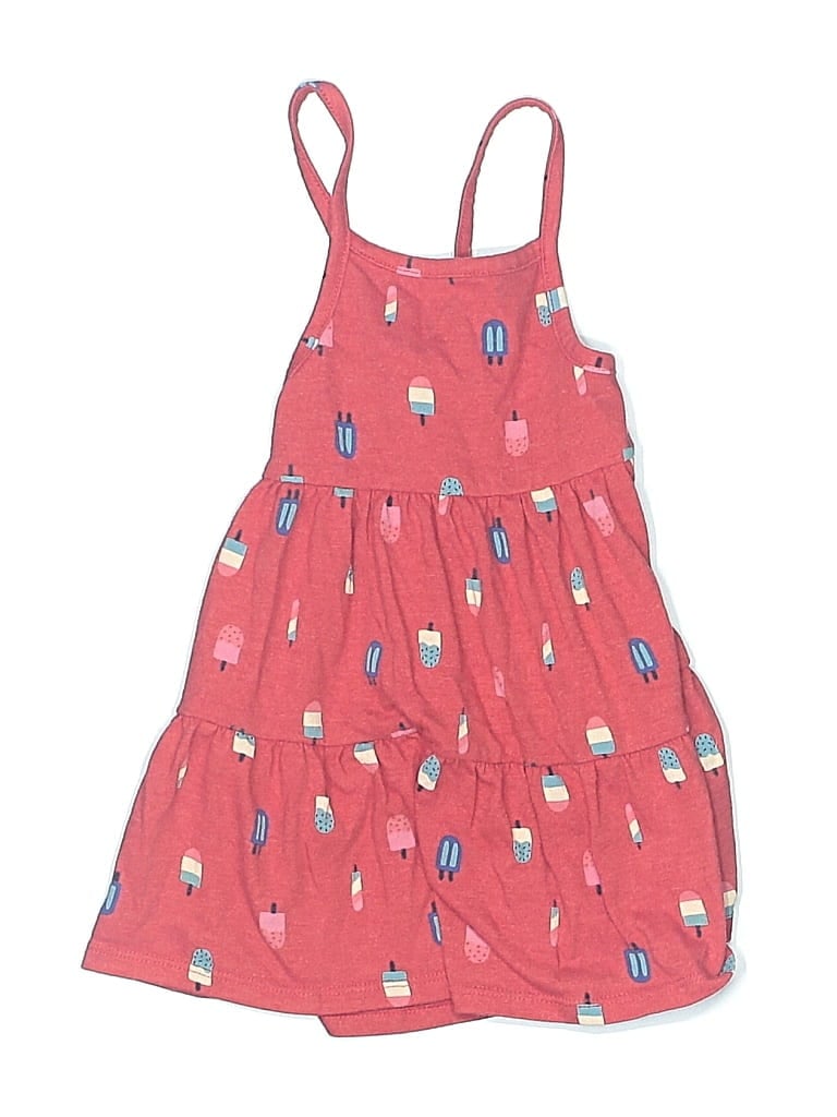 Pre-owned Cat & Jack Kids' Dress In Red