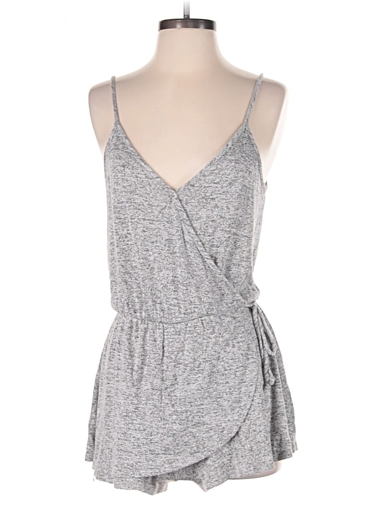 Pre-owned Paper Crane Romper In Gray