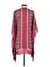 BCBGMAXAZRIA 100% Polyester Burgundy Kimono Size XXS - photo 2