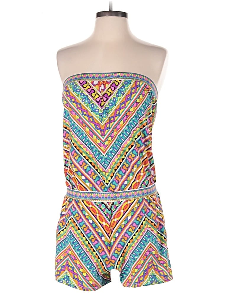 Pre-owned Trina Turk Romper In Blue