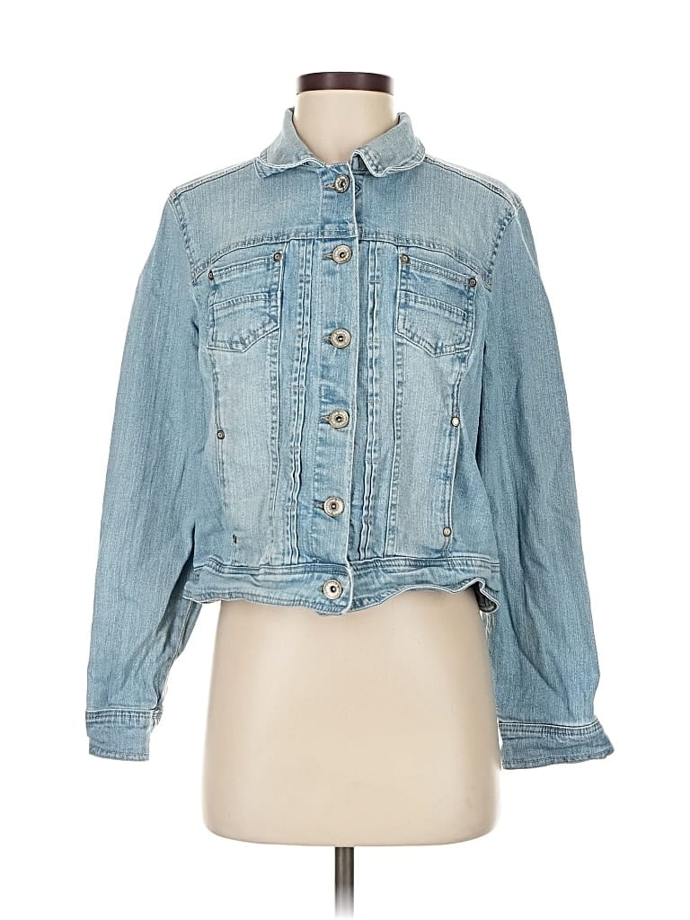 Pre-owned Assorted Brands Denim Jacket In Blue