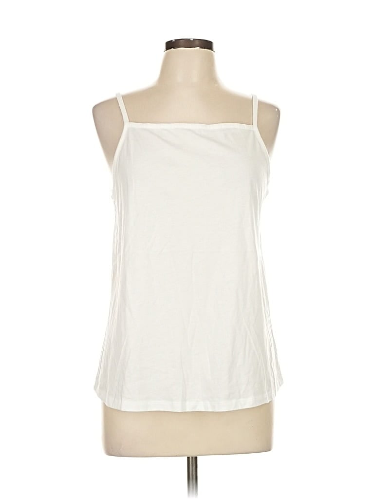 Pre-owned Old Navy Tank Top Ivory Strapless Neckline Tops In White