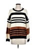 Sadie & Sage Stripes Ivory Pullover Sweater Size S - photo 1