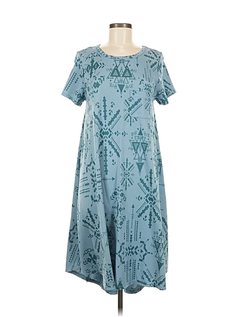 LULAROE Pre-owned Casual Dress In Blue