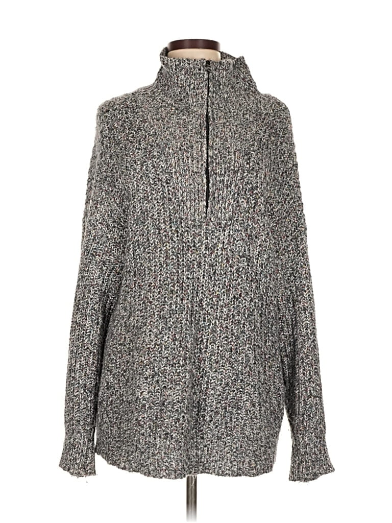 Pre-owned Offline By Aerie Turtleneck Sweater In Gray