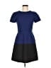 BCBGMAXAZRIA Color Block Blue Casual Dress Size 6 - photo 1