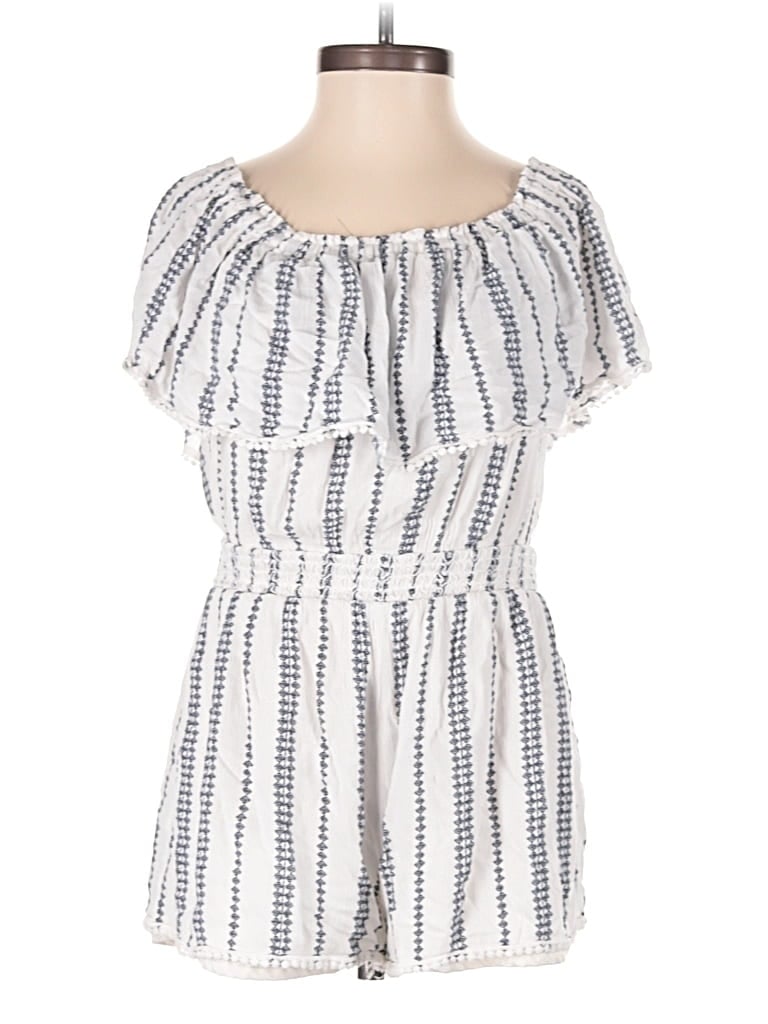 Pre-owned Lulus Romper In White