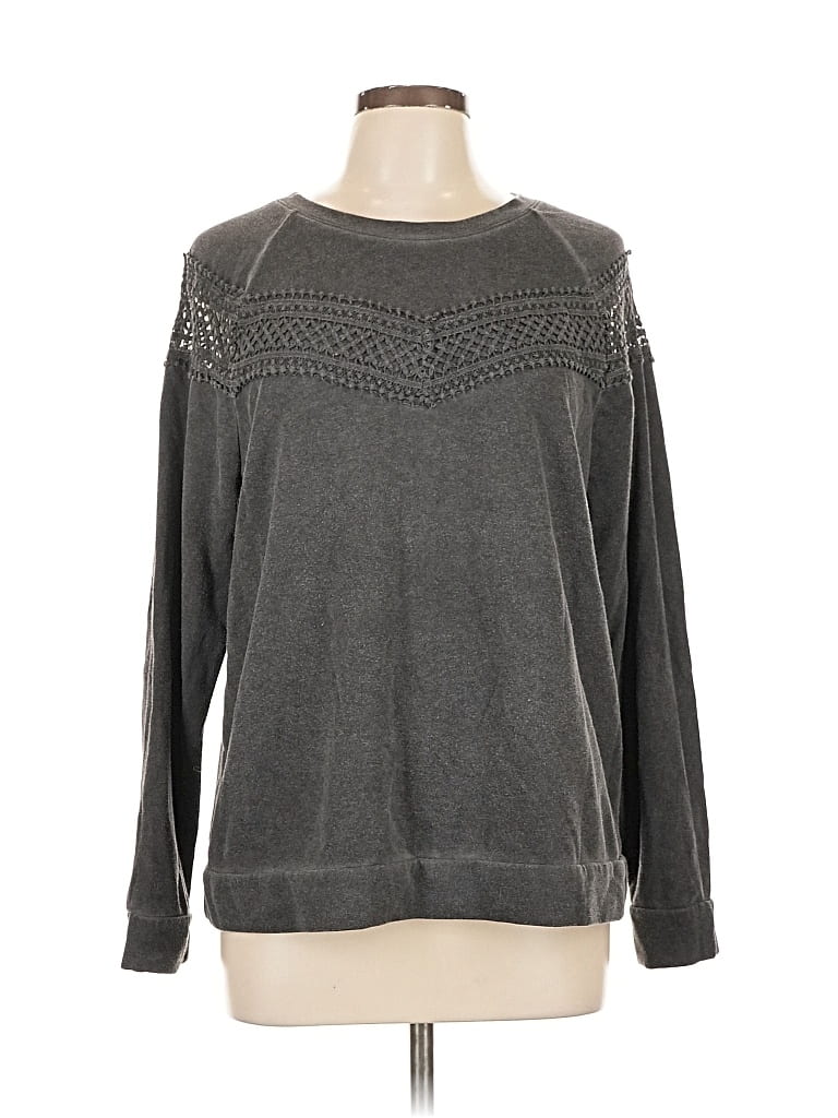 Pre-owned A.n.a. A New Approach Pullover Sweater In Gray