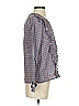 Assorted Brands 100% Cotton Gray Long Sleeve Blouse Size S - photo 4