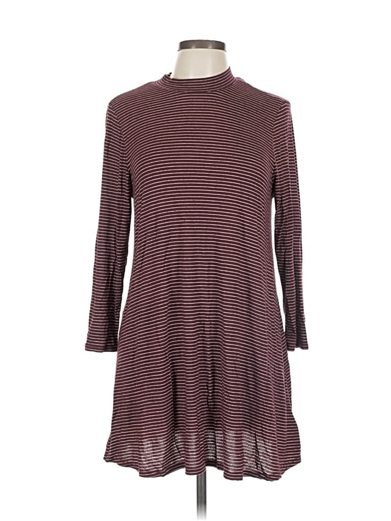 LUXE Pre-owned Casual Dress In Burgundy