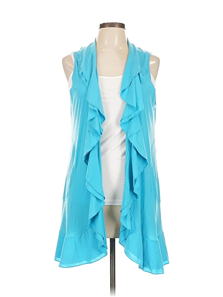 Pre-owned Sea & Anchor Cardigan Sweater In Blue