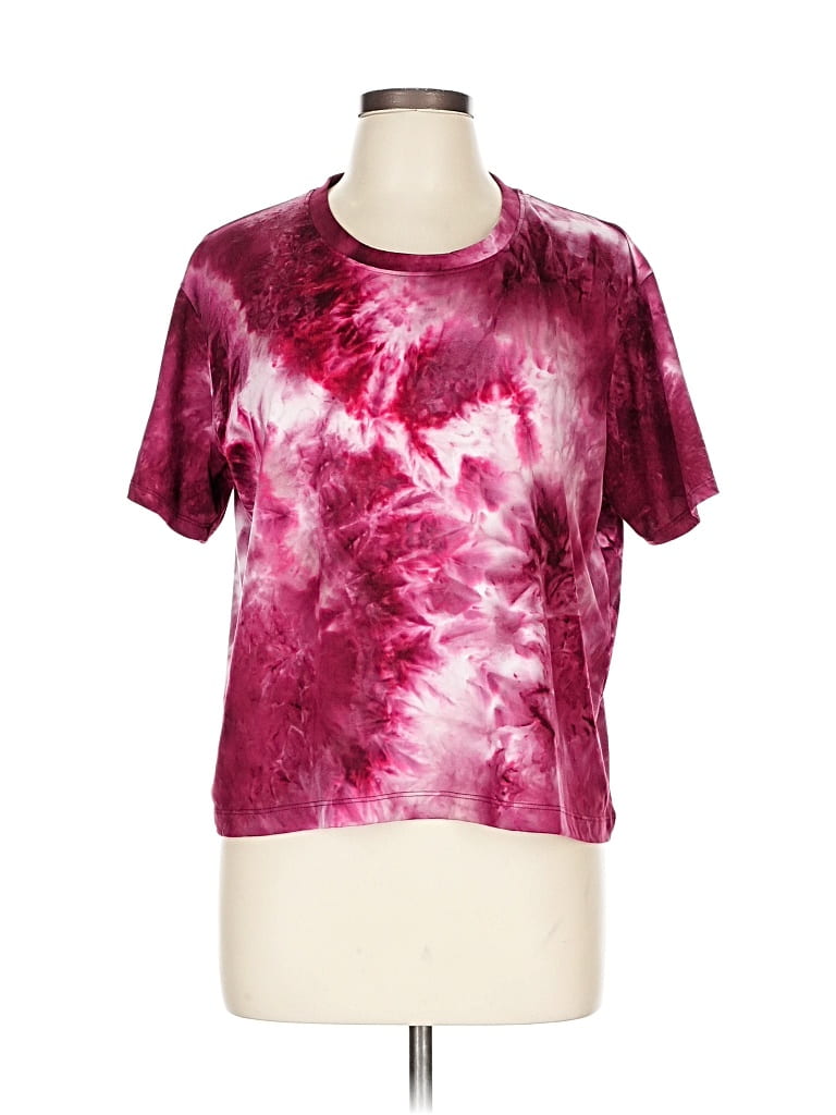 Pre-owned A Core Short Sleeve T-shirt In Burgundy