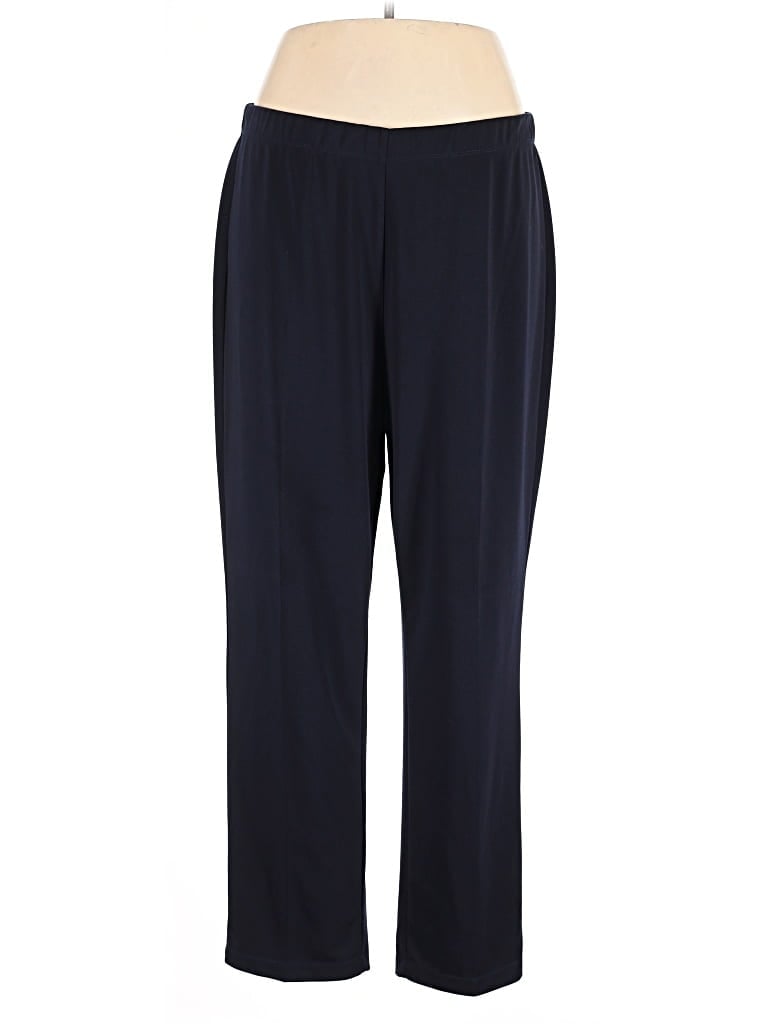 Pre-owned Susan Graver Dress Pants In Blue