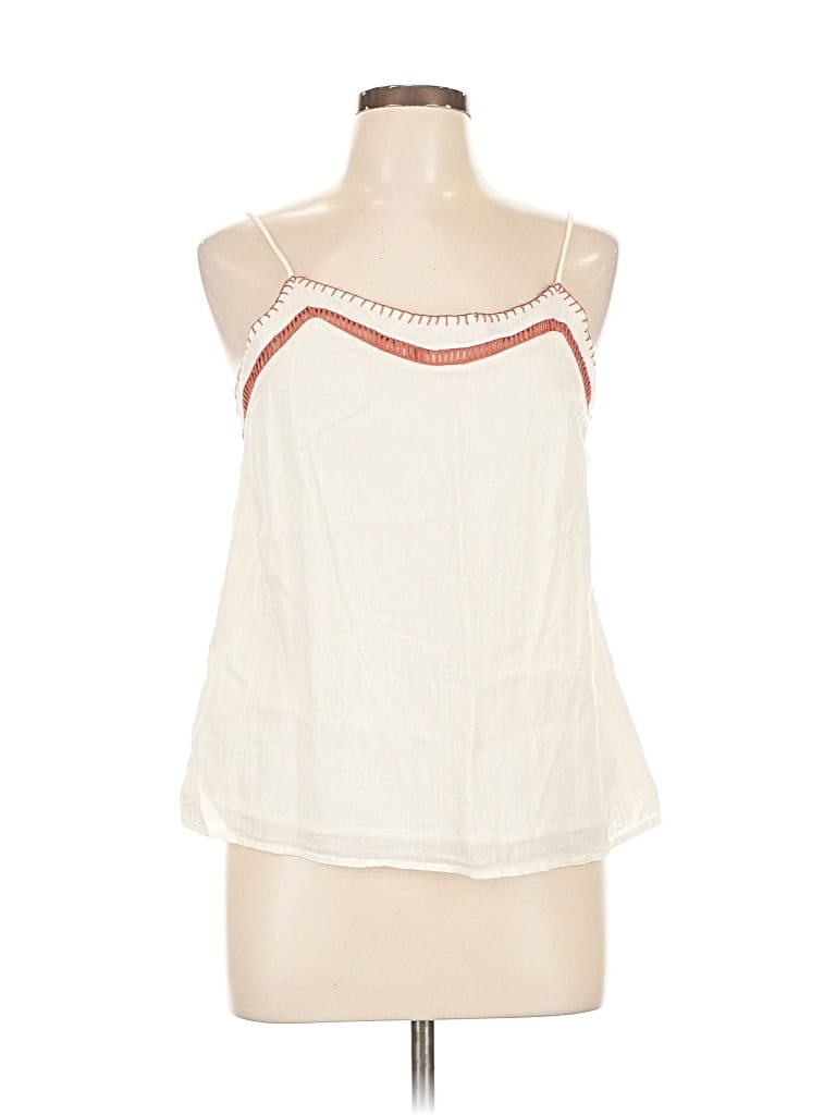NATURA Pre-owned Sleeveless Blouse In White