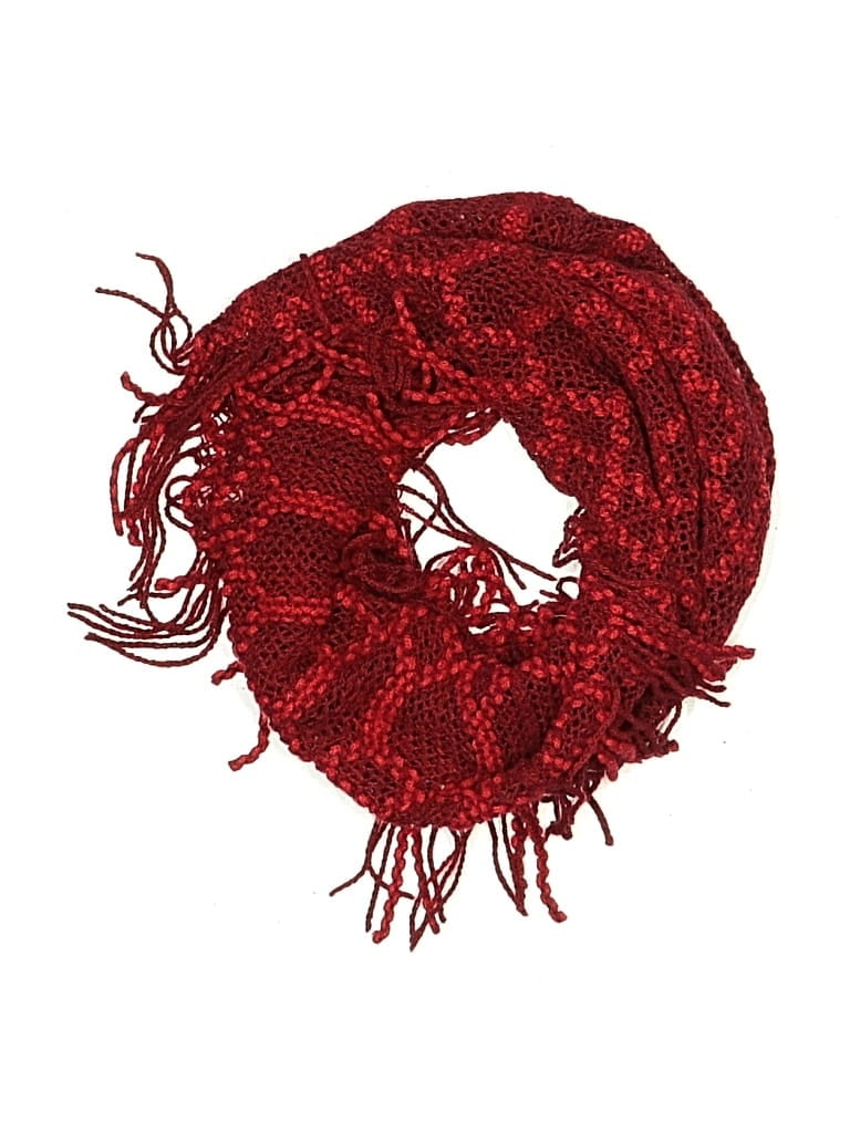 Pre-owned Unbranded Scarf In Red