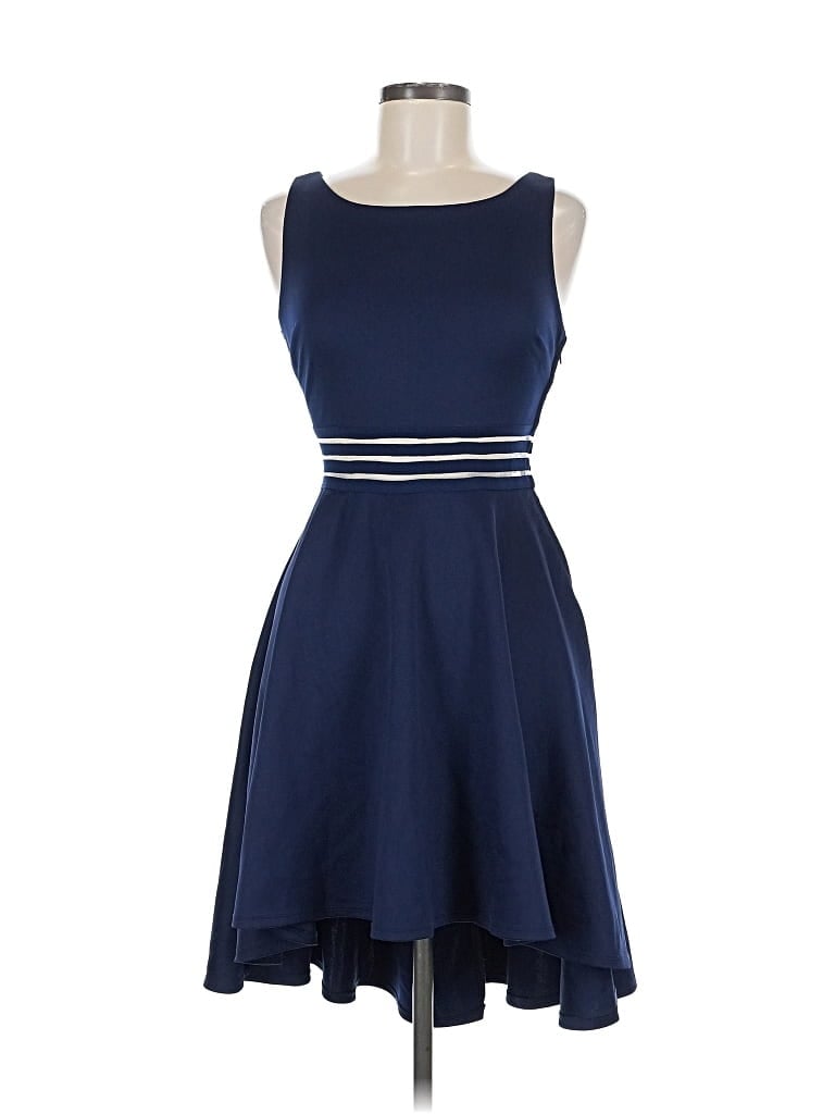 Pre-owned City Triangles Cocktail Dress In Blue