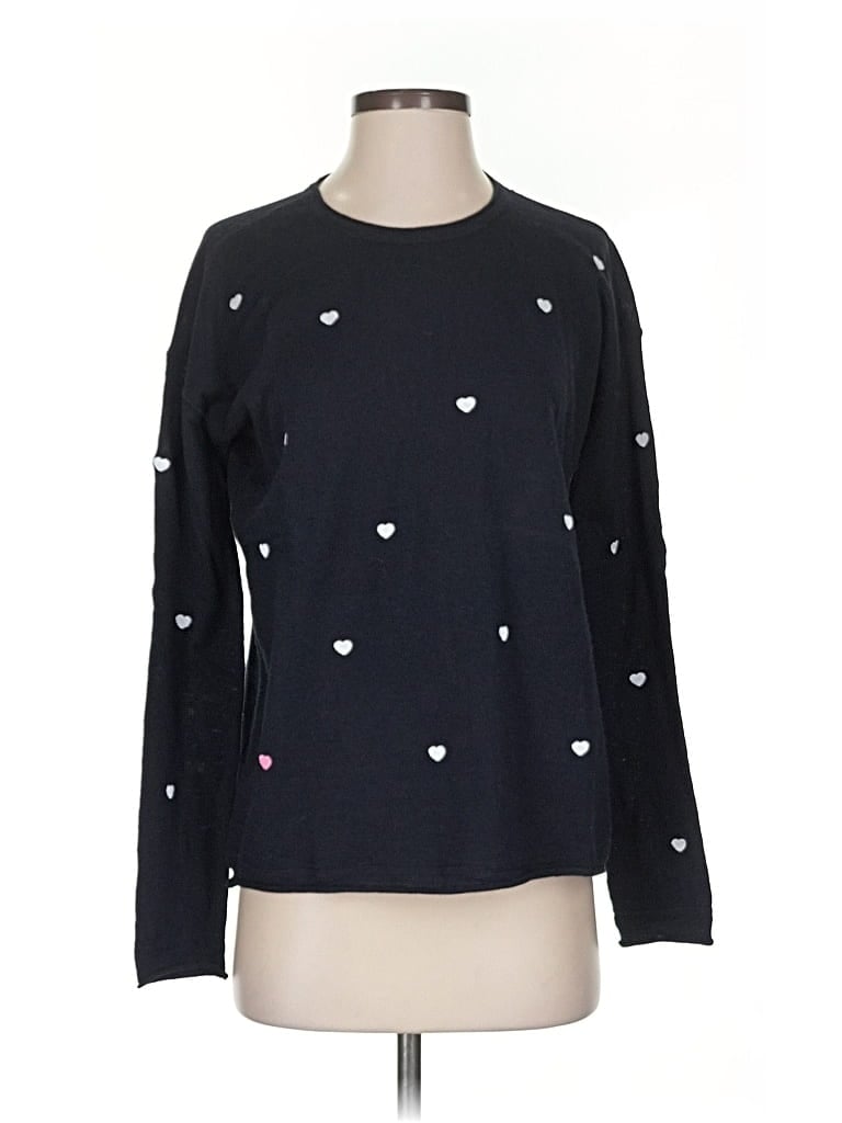 Pre-owned Lisa Todd Long Sleeve T-shirt In Black